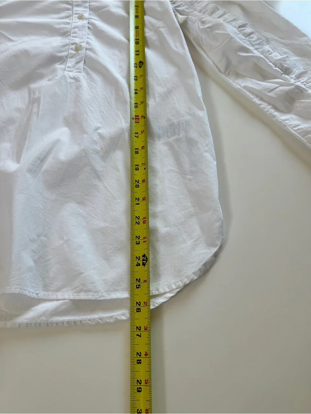 J. Crew White Ruffle-Trim Button Front Shirt - Picture 12 of 12